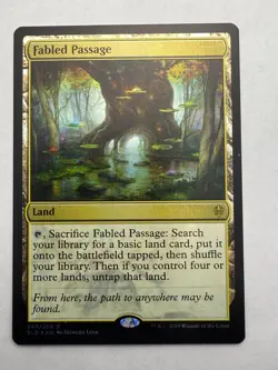 Fabled Passage 244 Rare Throne of Eldraine MTG Foil Near Mint - Image 1