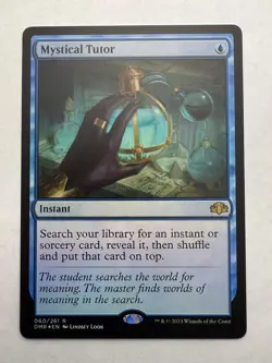 Mystical Tutor 60 Rare Dominaria Remastered MTG Foil Near Mint - Image 1