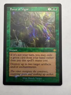 Force of Vigor (Retro Frame) 21 Modern Horizons MTG Foil NM - Image 1