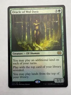 Oracle of Mul Daya 154 Rare Double Masters 2022 MTG Foil NM - Image 1