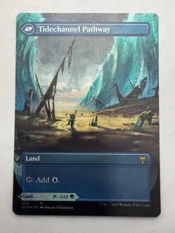 Barkchannel Pathway (Borderless) 290 Rare Kaldheim MTG Foil NM - Image 2
