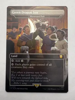 Green Dragon Inn Homeward Path 365 Commander Lord of the Rings MTG Foil NM - Image 1