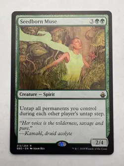 Seedborn Muse 212 Rare Battlebond MTG Foil Near Mint - Image 1