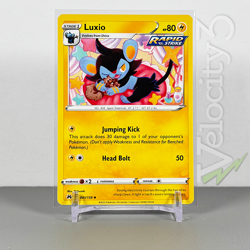Pokemon TCG Card - Luxio 41/159 Rapid Strike | Uncommon | 2023 Crown Zenith | NM - Image 1