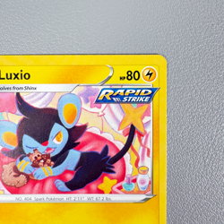 Pokemon TCG Card - Luxio 41/159 Rapid Strike | Uncommon | 2023 Crown Zenith | NM - Image 5