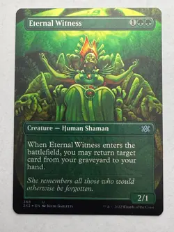 Eternal Witness Borderless 368 Double Masters 2022 MTG Foil NM - Image 1