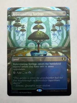 Rejuvenating Springs Borderless 662 Commander Masters MTG Foil NM - Image 1
