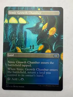 Simic Growth Chamber (Borderless) 412 Double Masters 2022 MTG Foil NM - Image 1