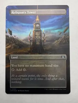 Reliquary Tower (Borderless) 663 Commander Masters MTG Foil NM - Image 1