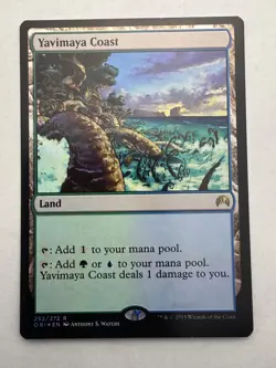 Yavimaya Coast 252 Rare Magic Origins MTG Foil Near Mint - Image 1