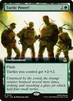 Turtle Power! (FOIL) x1 - MTG Teenage Mutant Ninja Turtles TMT #275 - Image 1