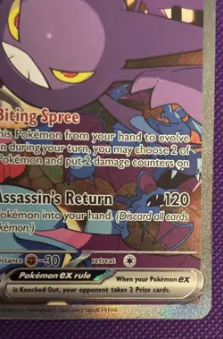 Pokemon TCG Team Rockets Crobat EX Card 234/182 Destined Rivals - Image 5
