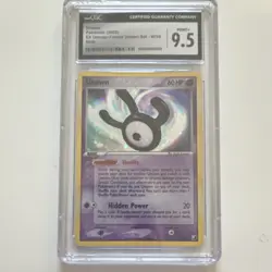 Pokemon Unown EX Unseen Forces W/28 Holo CGC 9.5 Graded Card 2005 - Image 1