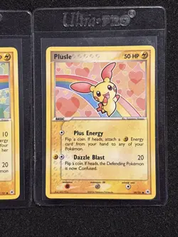Pokemon TCG Minun 67/101 & Plusle 69/101 Hidden Legends Collection 2004 NM-MT - Image 3
