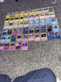 Pokemon TCG 55 Card Lot Conditions Vary - Image 1