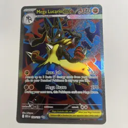 Pokemon TCG Mega Lucario EX 160/132 Ultra Rare Full Art Holo Free Shipping - Image 1