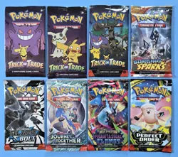 Pokemon 8 Booster Packs Black Bolt & More +BONUS! Lot #3 - Image 1
