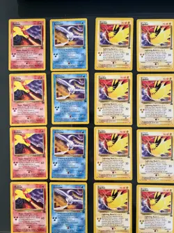 Vintage Pokemon Legendary Birds Promo Lot-Zapdos,Moltres,Articuno WOTC-12 - Image 3