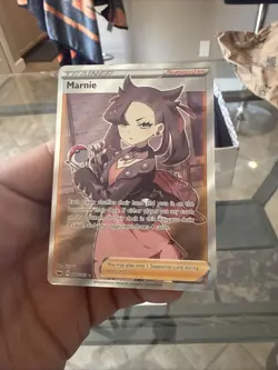 Pokemon Marnie Trainer Card TCG Full Art Sword & Shield 200/202 Lp - Image 5