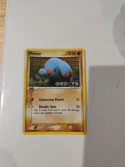 Pokemon TCG - Phanpy 69/107 EX Deoxys Reverse Holo Yuka Morii Vintage Common - Image 1