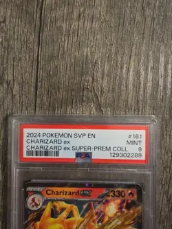 PSA 9 Charizard ex 161 SV Promo Super Premium Collection Pokemon TCG - Image 3