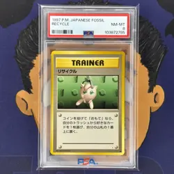PSA 8 NEAR MINT 1997 Pokemon Japanese Fossil RECYCLE - Image 2