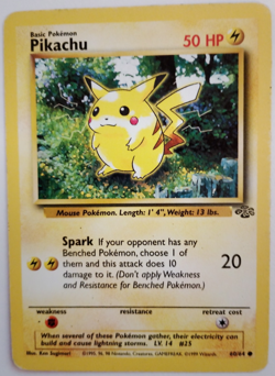 Set of 6 Pokemon Cards Yellow Electricity 1999 Wizards GAMEFREAK Great Condition - Image 2