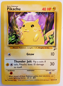 Set of 6 Pokemon Cards Yellow Electricity 1999 Wizards GAMEFREAK Great Condition - Image 3