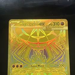 Pokemon Perfect Order Mega Zygarde EX Gold Mega Hyper Rare 124/88 - Image 3