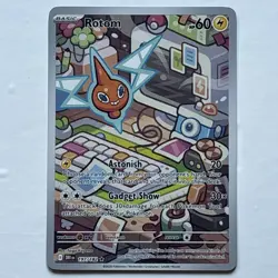 Pokemon TCG Rotom 197/182 Illustration Rare Destined Rivals Holo NM - Image 1