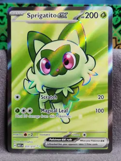 Pokemon TCG Sprigatito EX Full Art 251/217 Ascended Heroes Ultra Rare NM - Image 1