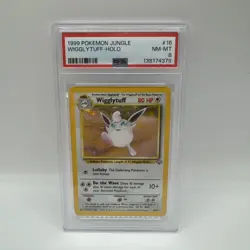 1999 POKEMON JUNGLE #16 WIGGLYTUFF-HOLO PSA 8 - Image 1