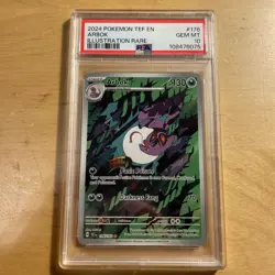 Pokemon TCG Arbok 176/162 Temporal Forces Illustration Rare PSA 10 GEM MT - Image 1