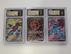 Pokemon TCG Oricorio Ex/Cynthia's Garchomp ex/ Salamence ex CGC 10 PRISTINE - Image 1