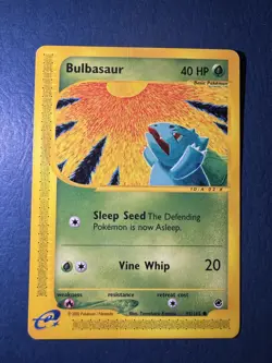 Pokemon TCG Bulbasaur 95/165 Expedition Non Holo - Image 1