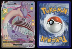 Lapras VMAX SV111/SV122 Holo VMAX Rare Shining Fates Shiny Vault Pokemon NM - Image 3