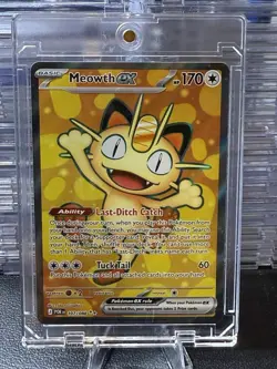 Meowth EX 107/088 Pokemon Secret Rare Perfect Order NM Near Mint - Image 1