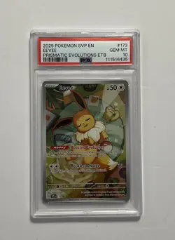 2025 Pokemon SVP Black Star Promo Eevee #173 PSA 10 Gem Mint Card - Image 1