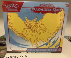 Pokemon Scarlet & Violet Paradox Rift ETB - Roaring Moon - Image 1