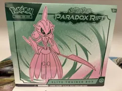 Pokemon Scarlet and Violet Paradox Rift ETB - Iron Valiant - Image 1