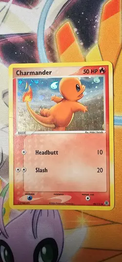 Pokemon Card Charmander 58/110 Reverse Holo EX Fire Red & Leaf Green MP - Image 1