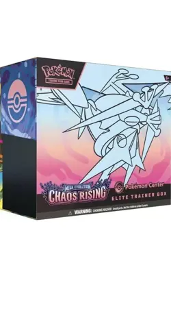 PRESALE PREORDER - Chaos Rising POKEMON CENTER Elite Trainer Box (ETB) *SEALED* - Image 1