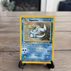 Pokemon TCG Vaporeon Jungle 12/64 Holo Unlimited Holo Rare LP - Image 1