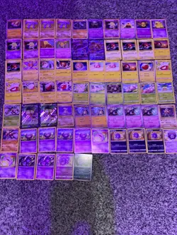 Pokemon TCG 65 Card Lot Conditions Vary - Image 1