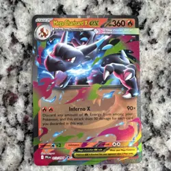 Pokemon Mega Charizard X EX 013/094 Phantasmal Flames Double Rare Holo 360 HP - Image 1