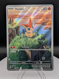 Pokemon TCG: Scarlet & Violet Black Star Promo (208) Victini Illustration (NM) - Image 1