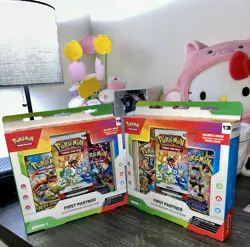 Pokemon TCG First Partner Illustration Collection Series 1 New Sealed x2 - Image 1