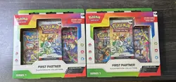 Pokemon TCG First Partner Illustration Collection Series 1 New Sealed x2 - Image 2