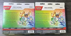 Pokemon TCG First Partner Illustration Collection Series 1 New Sealed x2 - Image 3