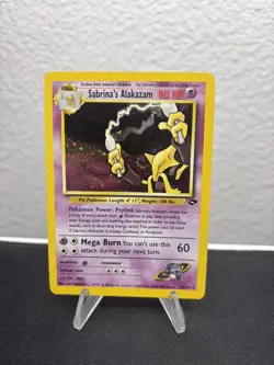 Pokemon Gym Challenge Sabrina’s Alakazam Holo 16/132 [LP+] - Image 1